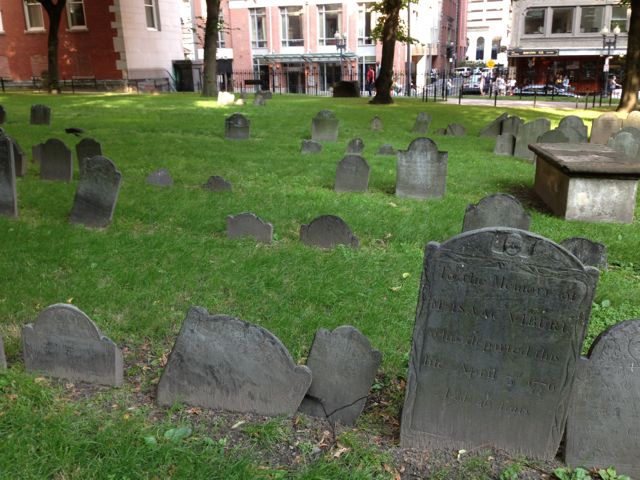 Granary Burying ground, Boston, MA