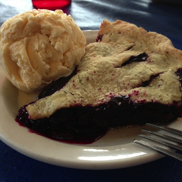 Boysenberry pie, Park Cafe