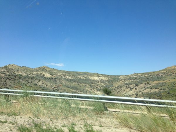 Wyoming from the car