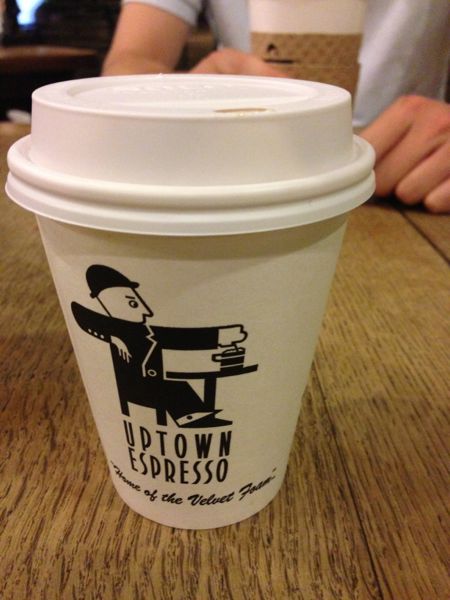 coffee at Uptown Espresso