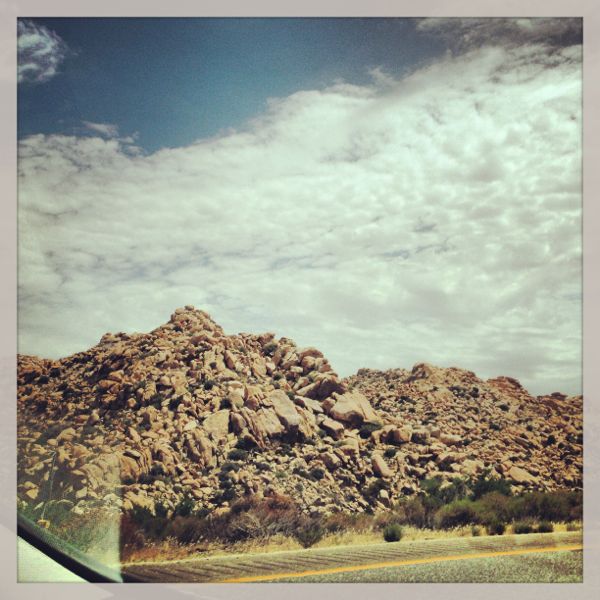Rocks on i-8