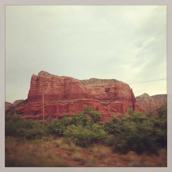 red rocks outside Sedona
