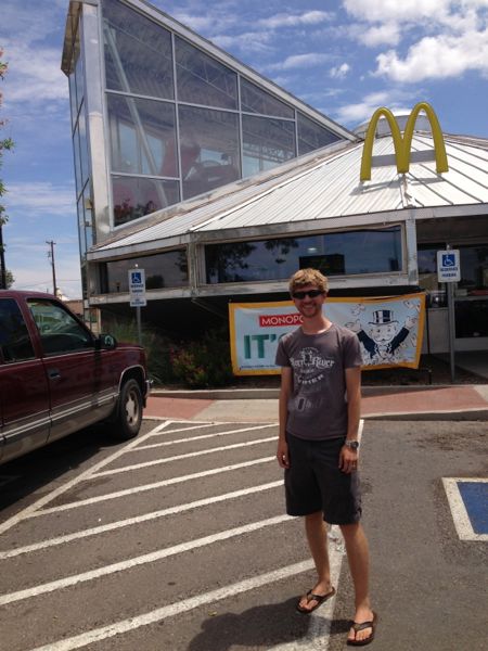 Harrison at Roswell McDonald's