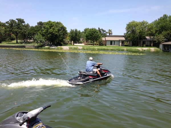 Richard on jetski