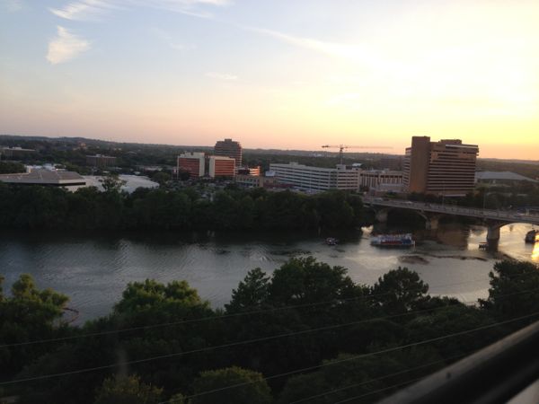 view from hotel room